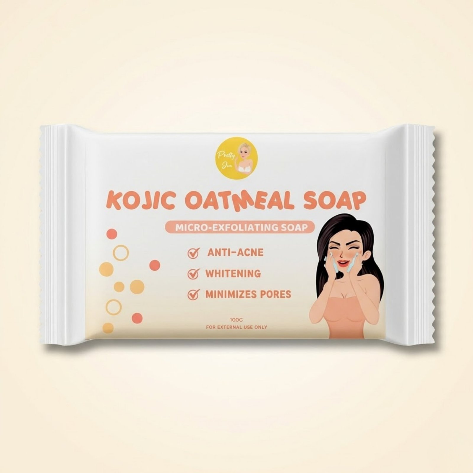 Pretty Jin Retinol oatmeal bleaching soap