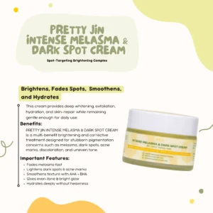 intense melasma and dark spot cream