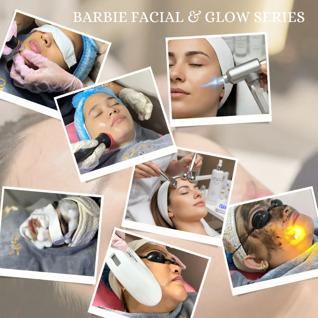 barbie facial & glow series