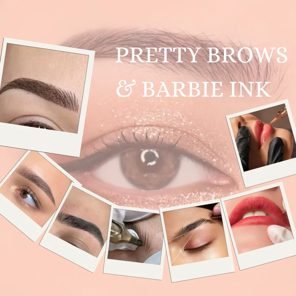 pretty brows & barbie ink